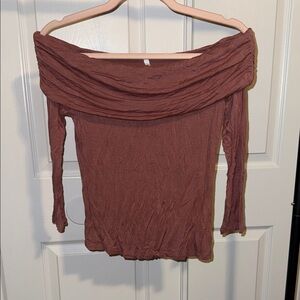 Active USA Dusty Rose Knit Top
